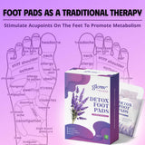 Gloww Health Detox Warming Foot Pads - Lavender - Soothing And Relaxing